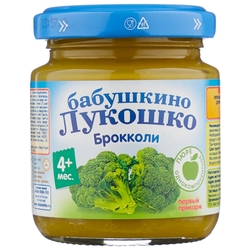 Купить Бабушкино Лукошко пюре 100г Броколли с 4 мес