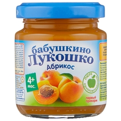 Купить Бабушкино Лукошко пюре фруктовое 100г 4+ мес абрикос