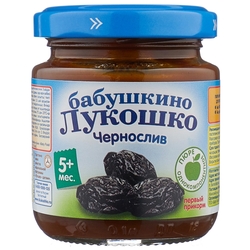 Купить Бабушкино Лукошко пюре 100г чернослив с 5 мес
