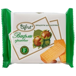 Купить Бифрут вафли на фруктозе 60г ореховые