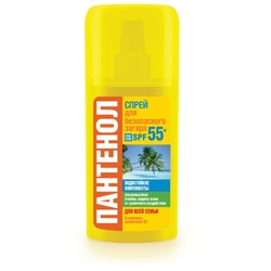Купить БИОКОН ПАНТЕНОЛ СПРЕЙ Д/БЕЗОПАСНОГО ЗАГАРА SPF-55+ 95МЛ