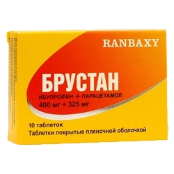 Купить Брустан таб ппо 400мг+325мг №10