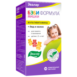 Купить Бэби формула мишки . жев. №30