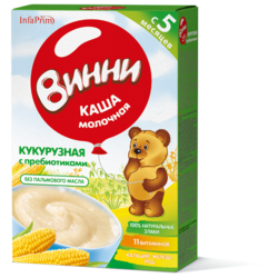 Купить Винни  Каша мол кукурузная преб 5 мес 200г