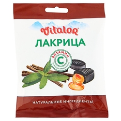 Купить Виталор леденцы 60г лакрица-витамин С
