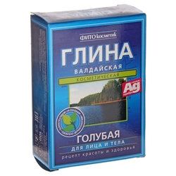 Купить Глина Валдайская  пор 100г голубая