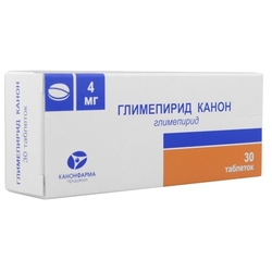 Купить Глимепирид-Канон таб 4мг №30