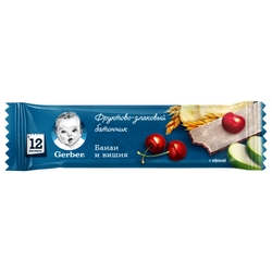 Купить 8628 GERBER БАТОНЧИК БАНАН ВИШНЯ 20Х25Г, 365ДНЕЙ