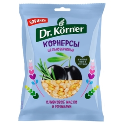 Купить ЧИПСЫ ДОКТОР КЕРНЕР КУКУР-РИС 50Г ОЛИВКОВ