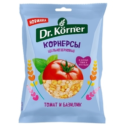 Купить ЧИПСЫ ДОКТОР КЕРНЕР КУКУРУЗ-РИС 50Г ТОМАТ