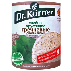 Купить ХЛЕБЦЫ ДОКТОР КЕРНЕР 100Г ГРЕЧ С ВИТ