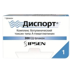Купить Диспорт лиофил д/р-ра д/в/м и п/к введ 300ЕД фл 3мл №1