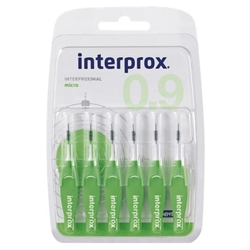 Купить ЕРШИК ДЕНТАЙД (DENTAID) МЕЖЗУБНЫЙ INTERPROX 4G MICRO 0,9 ММ 6 ШТ. ДЕНТАЙД
