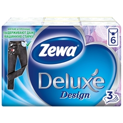 Купить Платочки бумажные zewa deluxe design 3-слойн  №10