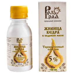 Купить Живица (терпент. бал-м) 5% в кедр.масле 100мл