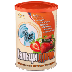 Купить Кальцидринк  390г Клубника