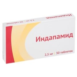 Купить Индапамид таб ппо 2,5мг №30