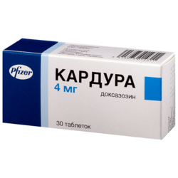 Купить Кардура таб 4мг №30