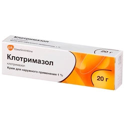 Купить Клотримазол крем д/наруж примен 1% 20г