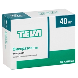 Купить Омепразол-Тева капс кишечнораств 40мг №28