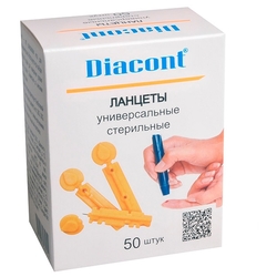 Купить Ланцеты Диаконт универсальные №50