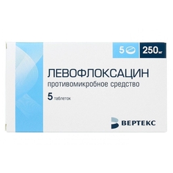 Купить Левофлоксацин таб ппо 250мг №5