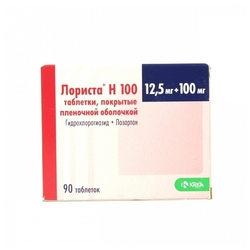 Купить Лориста Н таб ппо 100мг+12,5мг №90