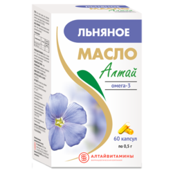 Купить Масло Льняное капс 0,5г №60