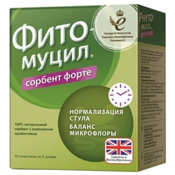Купить Фитомуцил Сорбент Форте пор д/внутр примен пак №10