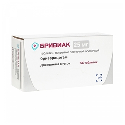 Купить БРИВИАК 0,025 N56 ТАБЛ/П/ПЛЕН/ОБОЛОЧ