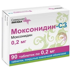 Купить Моксонидин-СЗ таб ппо 0,2мг №90