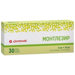 Купить МОНТЛЕЗИР 5МГ+10МГ №30 ТАБ. П/ПЛ/О