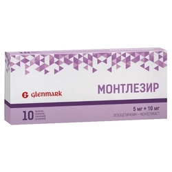 Купить МОНТЛЕЗИР ТАБ П/П/О 5МГ+10МГ N10