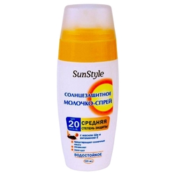 Купить Молочко-спрей  солнцезащит SPF-20 125мл/SUN STYLE