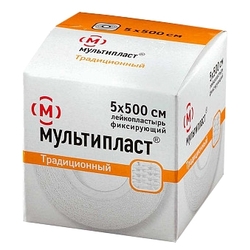 Купить Мультипласт пластырь фиксир 5смX500см сильн фикс