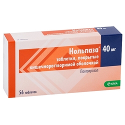 Купить Нольпаза таб по кишечнораств   40мг №56