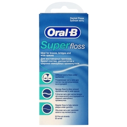 Купить Орал-Би зубн нить 50м Superfloss
