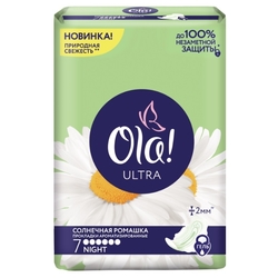 Купить Ола Ультра Део Найт прокладки гигиен №7 солнечная ромашка