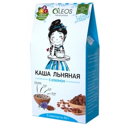 Купить Олеос каша льняная 40г №5 изюм