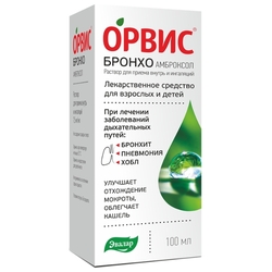 Купить Орвис Бронхо Амброксол р-р д/внутр и д/инг 7,5мг/мл 100мл