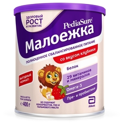 Купить PEDIASURE МАЛОЕЖКА 400,0 КЛУБНИКА