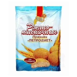 Купить ПРЯНИКИ ПЕТРОДИЕТ НА СОРБИТЕ РЖАНО-ПШЕНИЧНЫЕ 350Г