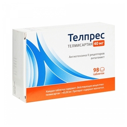 Купить Телпрес таб 40мг №98