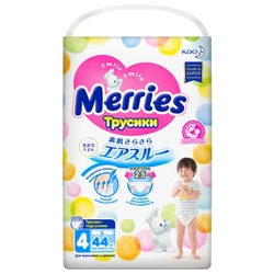 Купить Трусы-подгузники Merries для детей, №44 9-14кг/L