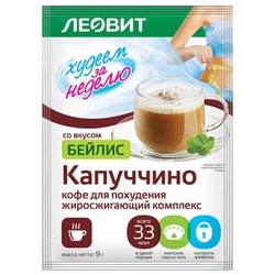 Купить Леовит Худеем за Неделю кофе д/похудения 14г №7 капуччино