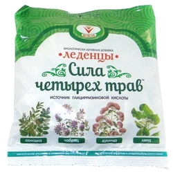 Купить Сила четырех трав леденцы, 50г
