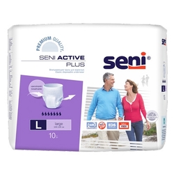 Купить ТРУСИКИ ВПИТЫВАЮЩИЕ Д/ВЗР SENI ACTIVE PLUS  LARGE L 10 ШТ