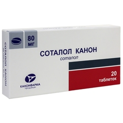 Купить Соталол Канон таб 80мг №20