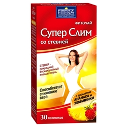 Купить Фиточай Супер Слим со Стевией 2г №30 ананас и земляника