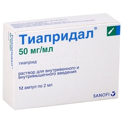 Купить ТИАПРИДАЛ 100 МГ 2 МЛ №12 АМ. Р-Р ДЛЯ В/В И В/М ВВЕД.